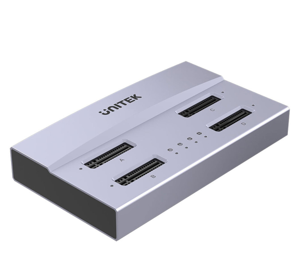 Unitek USB4 4-kieszeniowa stacja dokująca/klonująca M.2 - 1337796 - zdjęcie